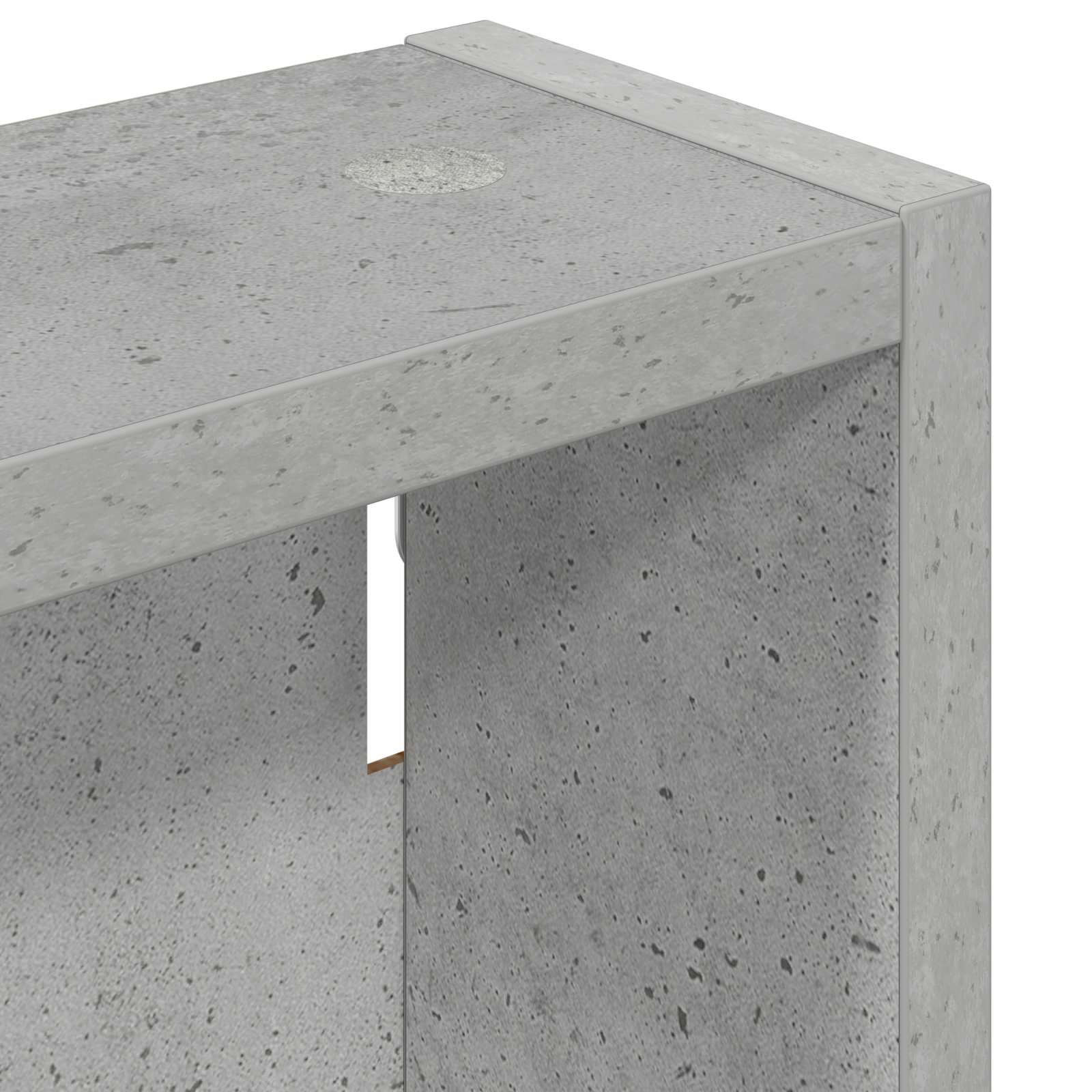 Kupaonski zidni ormarić s policom Betonsko Siva 40 x 10 x 50 cm