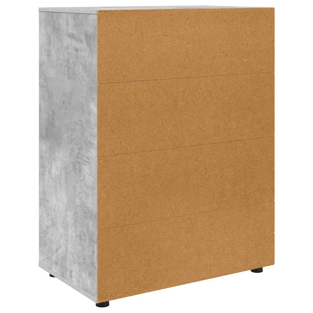 Ormari za skladištenje Betonski sivi 80 x 48 x 105 cm