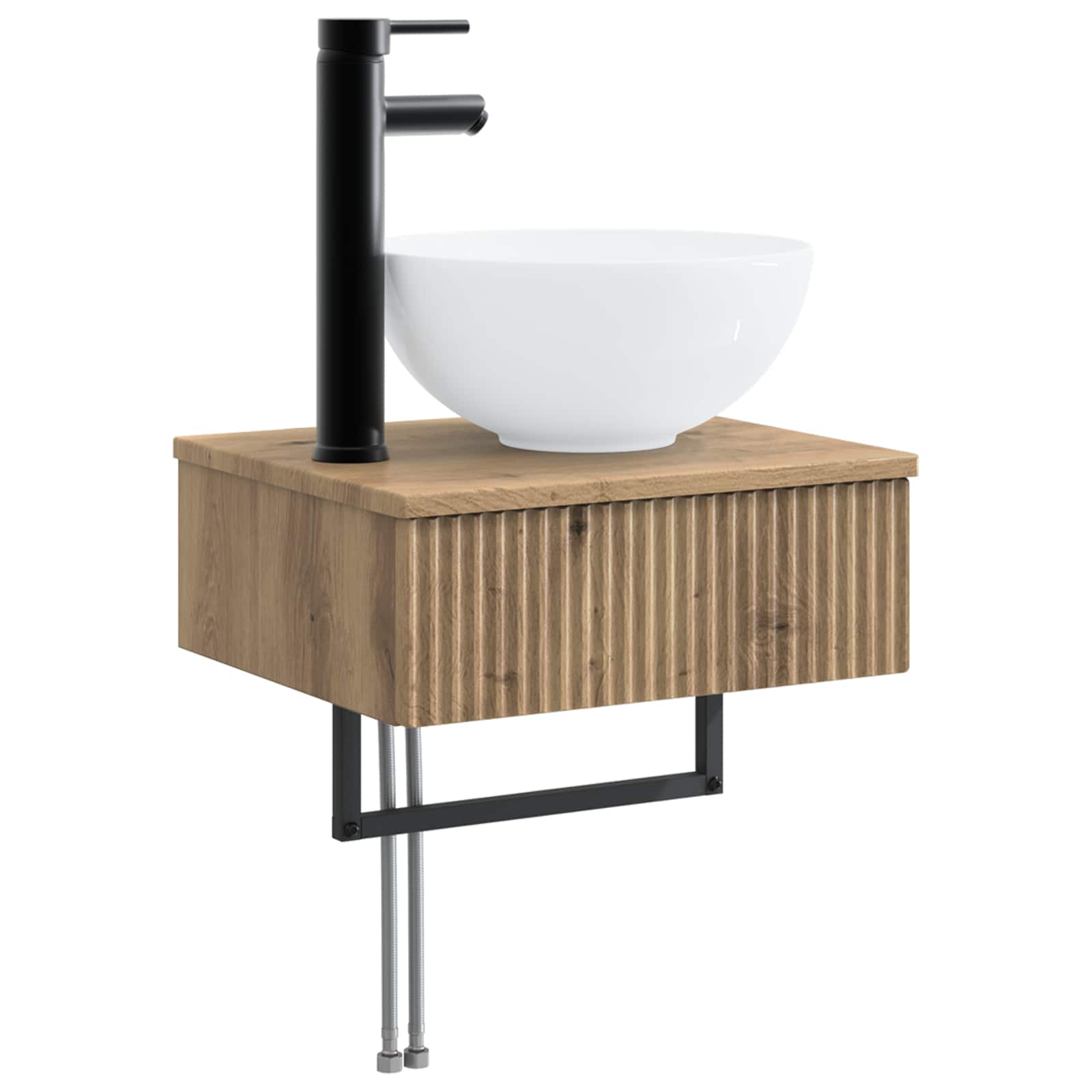 Set ormarića za kupaonicu 4 pcs Hrast artisan