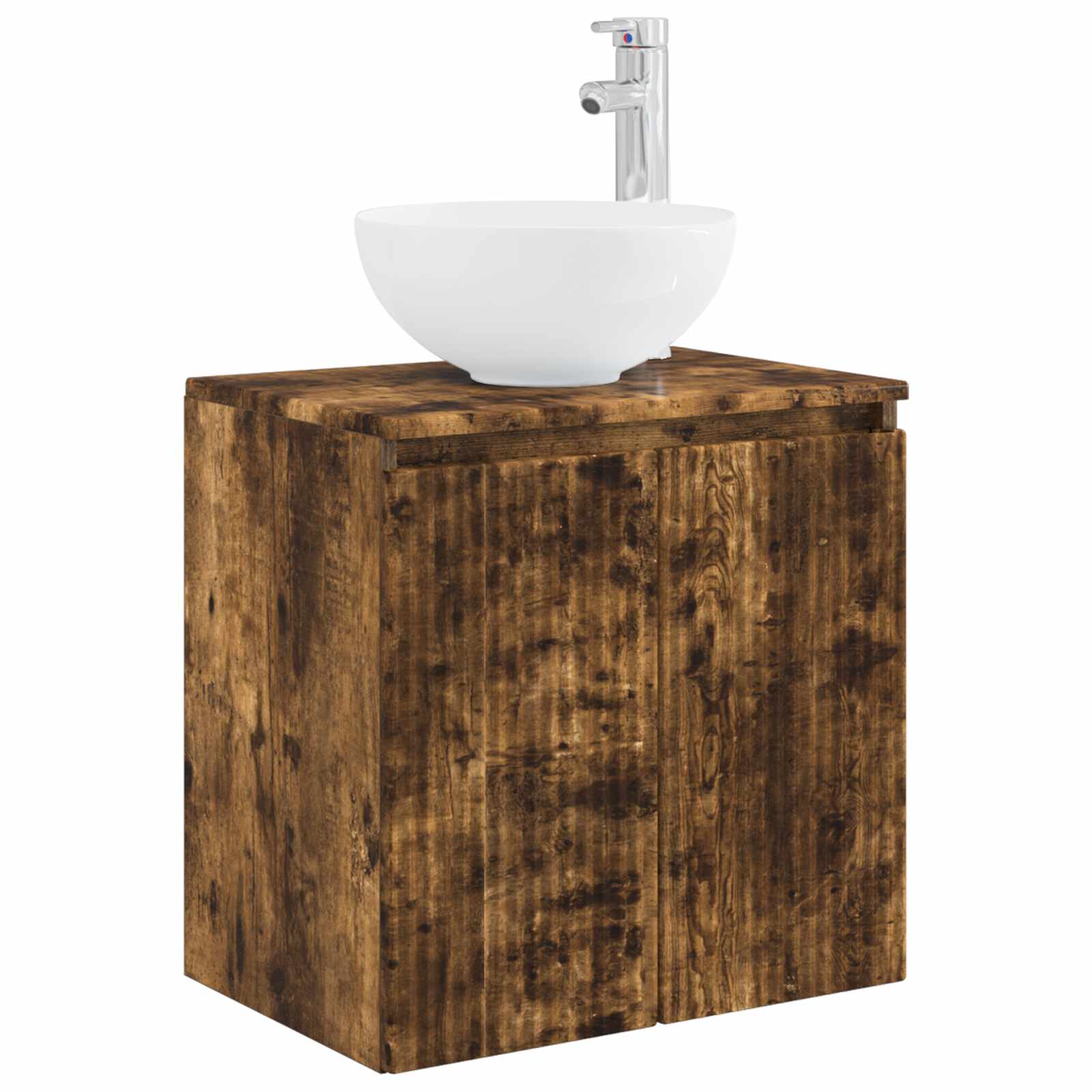 Set ormarića za kupaonicu 4 pcs Dimljeni hrast