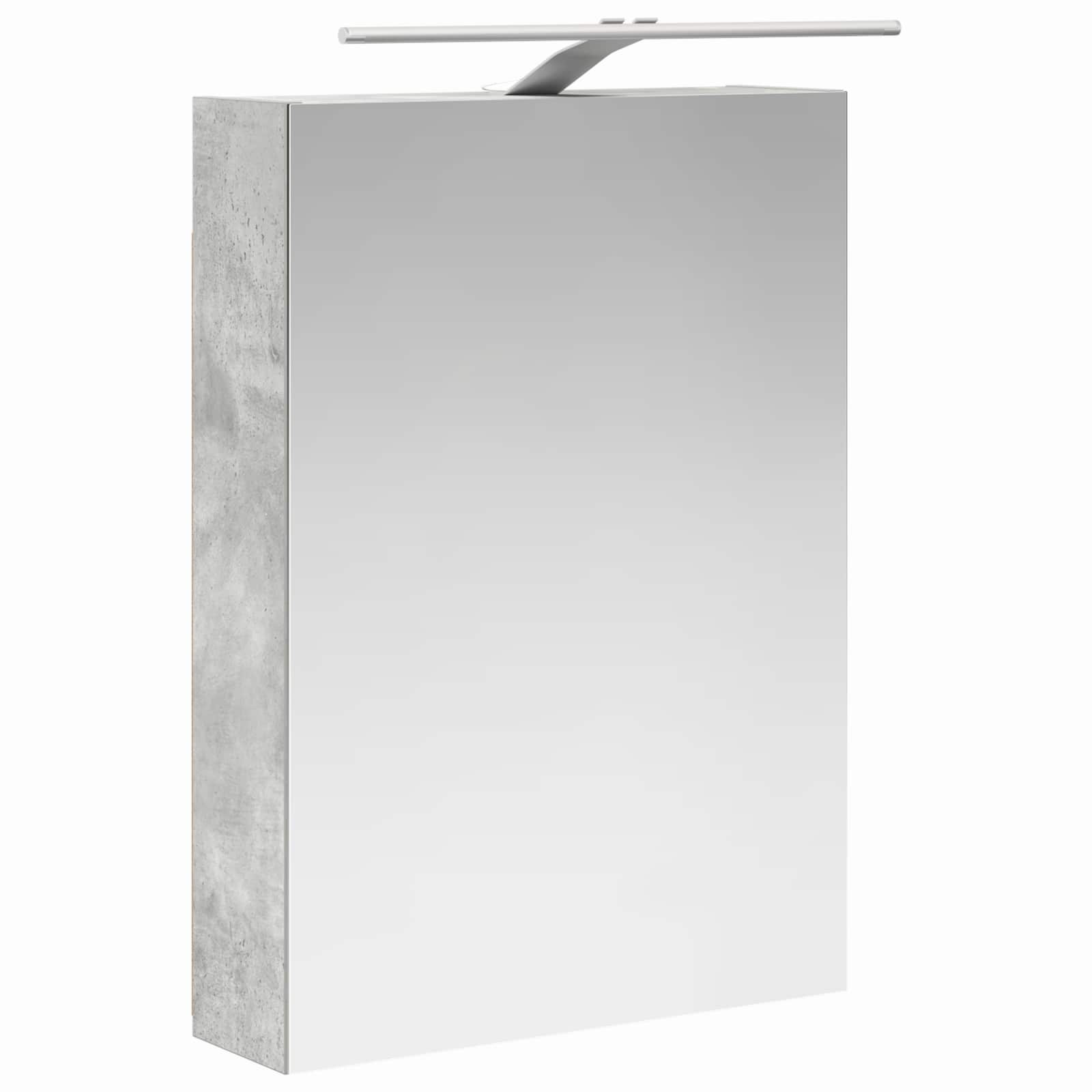 Set ormarića za kupaonicu 5 pcs Betonska siva Konstruirano drvo