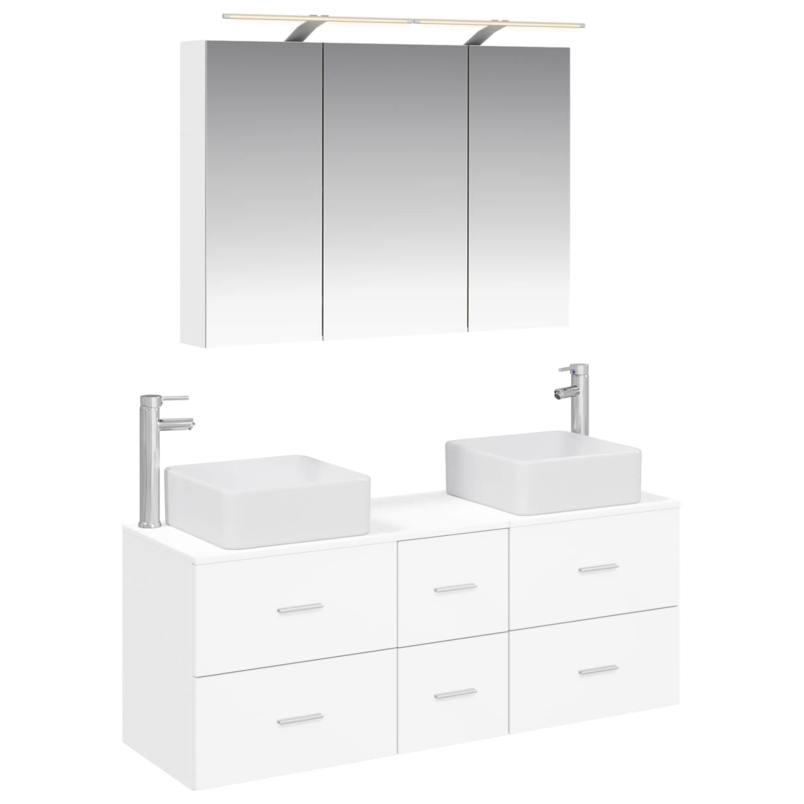 Set namještaja za kupaonicu 4 pcs Bijela