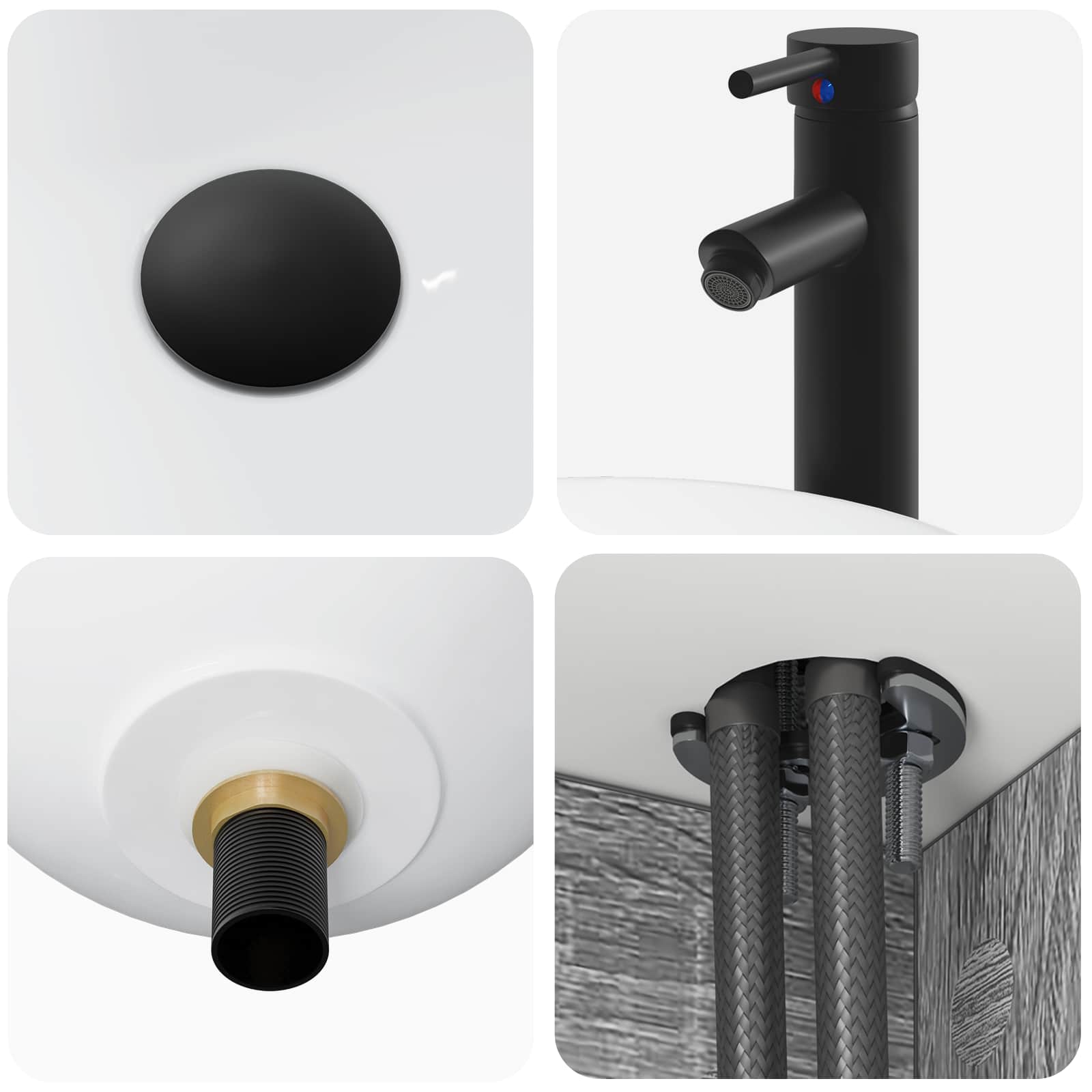 Set ormarića za kupaonicu 5 pcs Siva Sonoma 43 x 16 x 62,5 cm