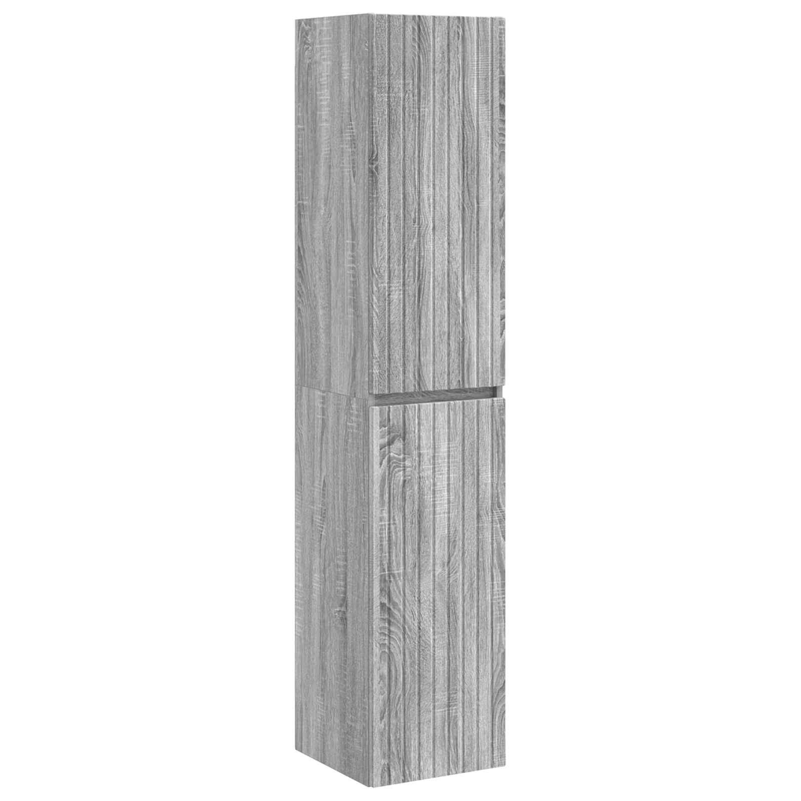 Set ormarića za kupaonicu 5 pcs Siva Sonoma 43 x 16 x 62,5 cm