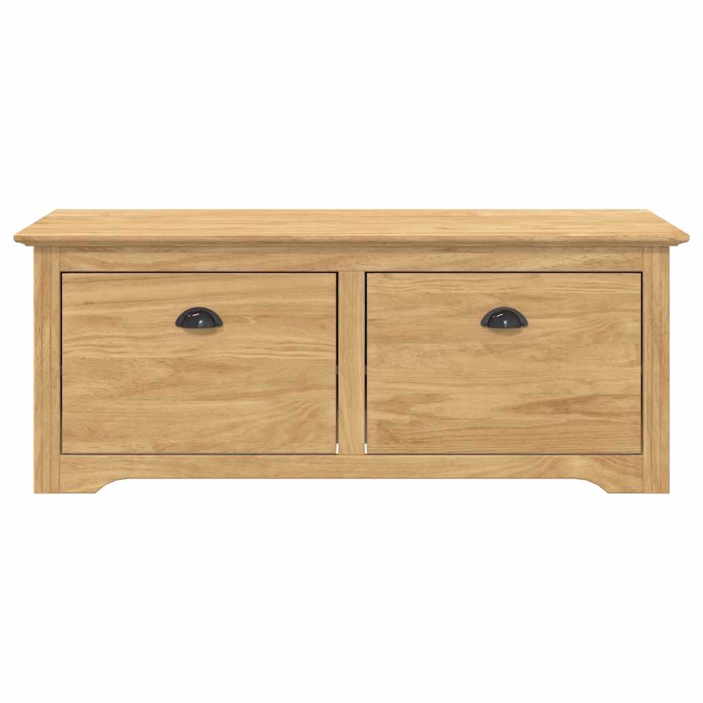 Klupa za hodnik s ladicama BODO Medeno smeđa 118 x 40 x 50 cm