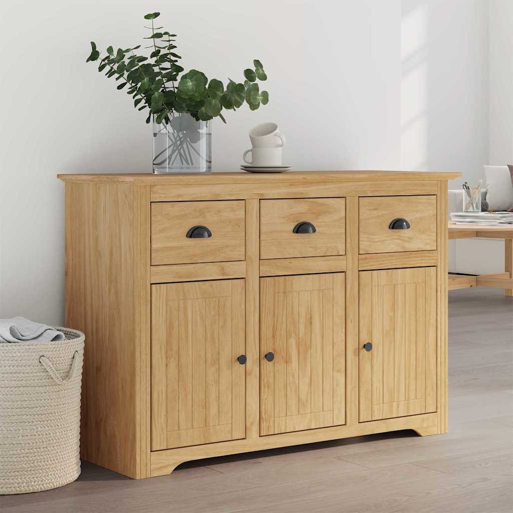Kreveta BODO Medeno smeđa 115,5 x 44 x 80 cm Konstruirano drvo