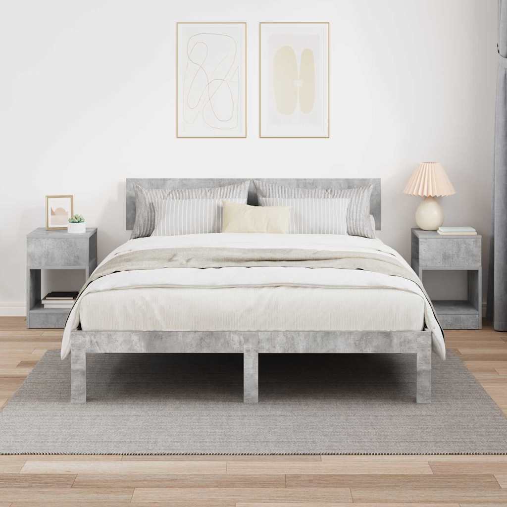Konačna Stolić 2 pcs Betonski sivi 30,5 x 30 x 45 cm