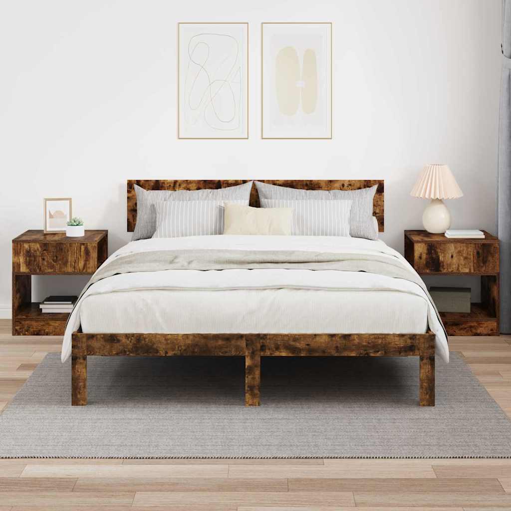 Konačna Stolić 2 pcs Dimljeni hrast 40,5 x 40 x 45 cm