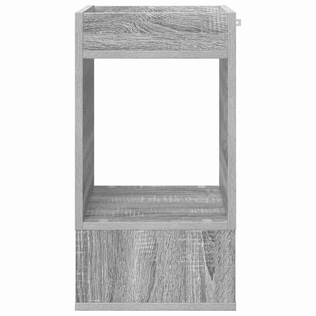 Konačna Stolić Siva Sonoma 30 x 30 x 56 cm Konstruirano drvo