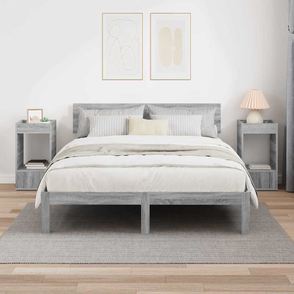 Konačna Stolić 2 pcs Siva Sonoma 30 x 30 x 56 cm