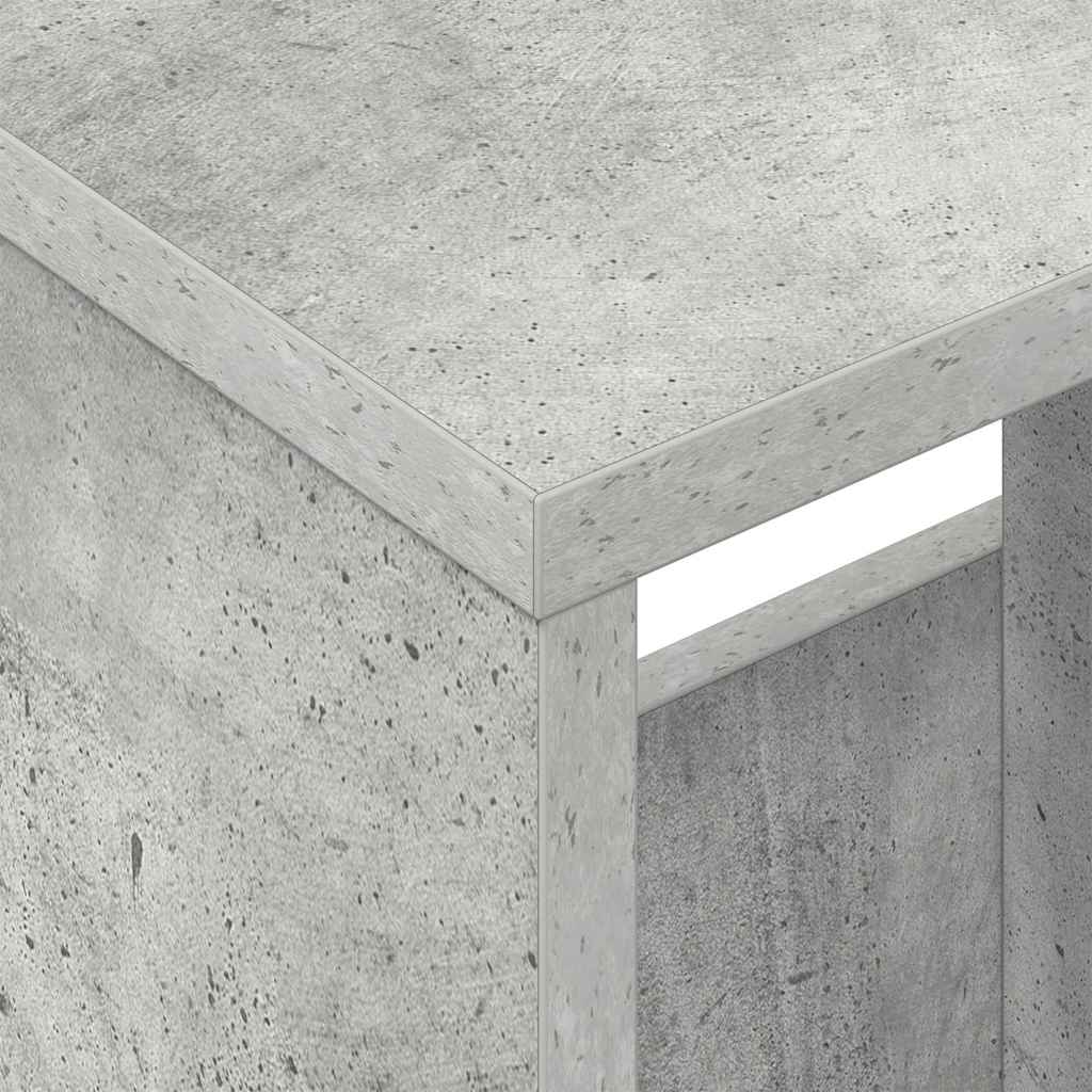 Polica za časopise Betonski sivi 102 x 30 x 45 cm