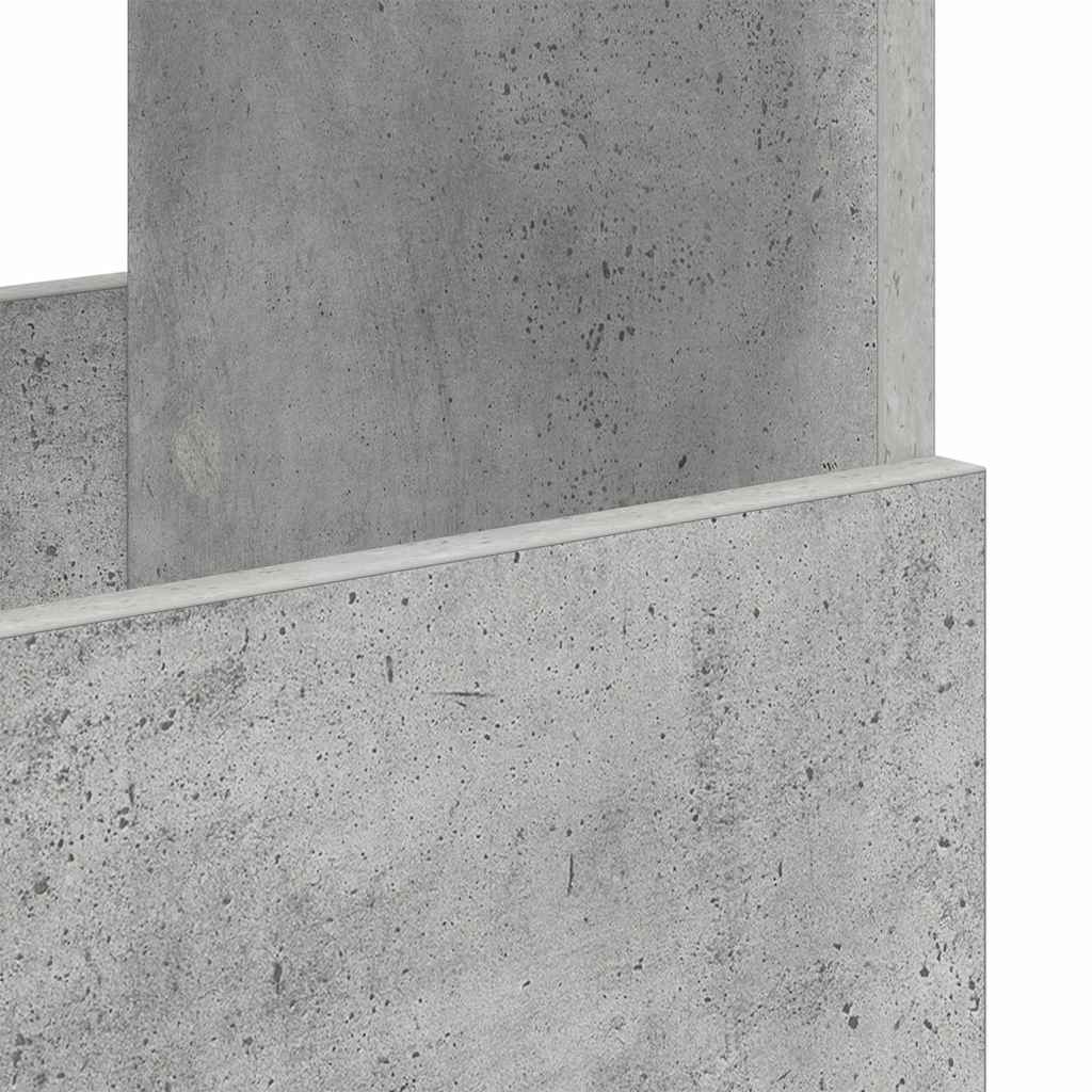 Polica za časopise Betonski sivi 102 x 30 x 45 cm