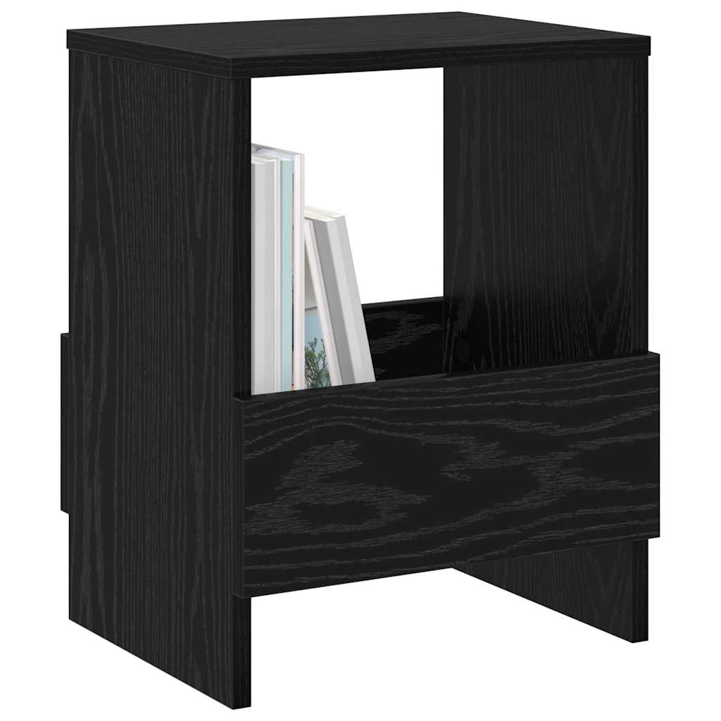 Polica za časopise 2 pcs Crni hrast 35 x 30 x 45 cm