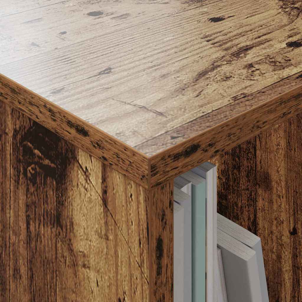 Polica za časopise 2 pcs Staro drvo 35 x 30 x 45 cm
