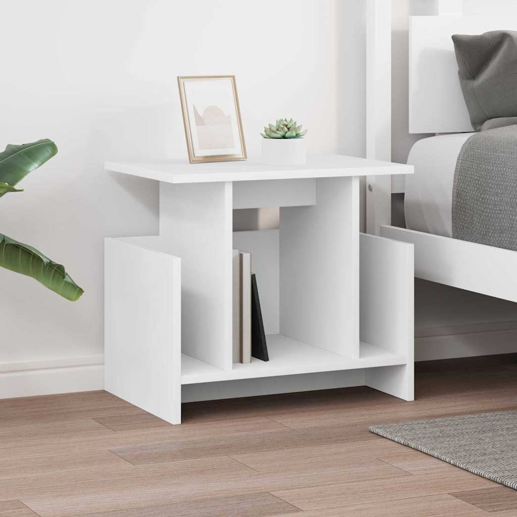 TV stalak 2 pcs Bijelo 50 x 35 x 45 cm Konstruirano drvo