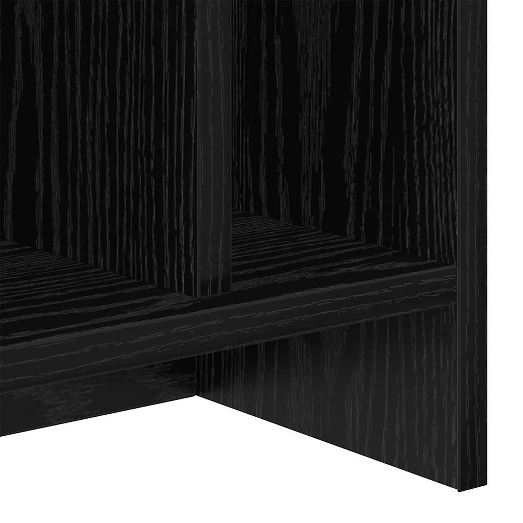 TV stalak 2 pcs Crni hrast 50 x 35 x 45 cm Konstruirano drvo