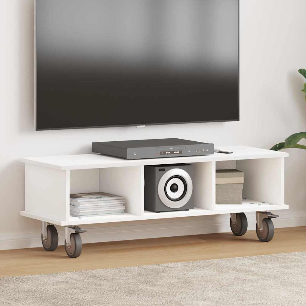 TV stalak Bijelo 100 x 35 x 35 cm Konstruirano drvo