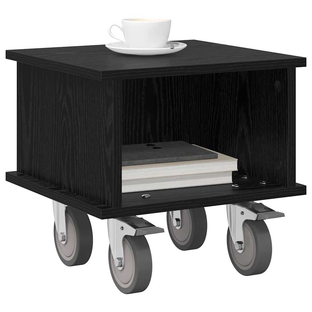 TV stalak Crni hrast 37 x 35 x 35 cm Konstruirano drvo