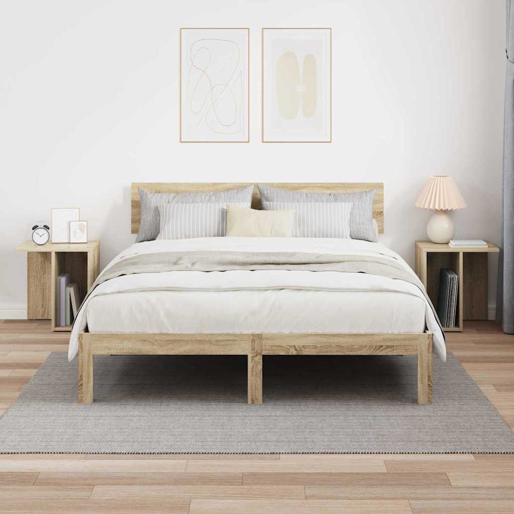 Konačna Stolić 2 pcs Sonoma hrast 37 x 32 x 40 cm