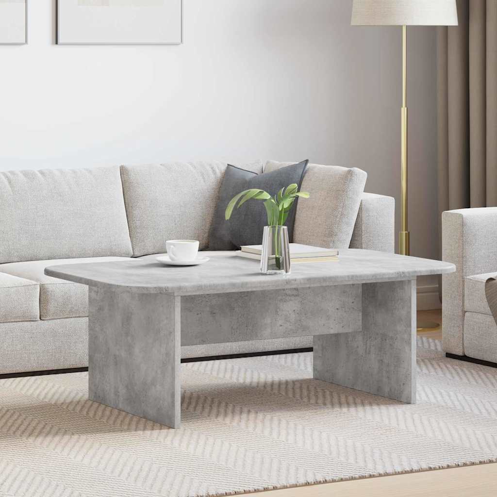 Kava Stol Betonski sivi 93 x 53 x 33 cm Konstruirano drvo