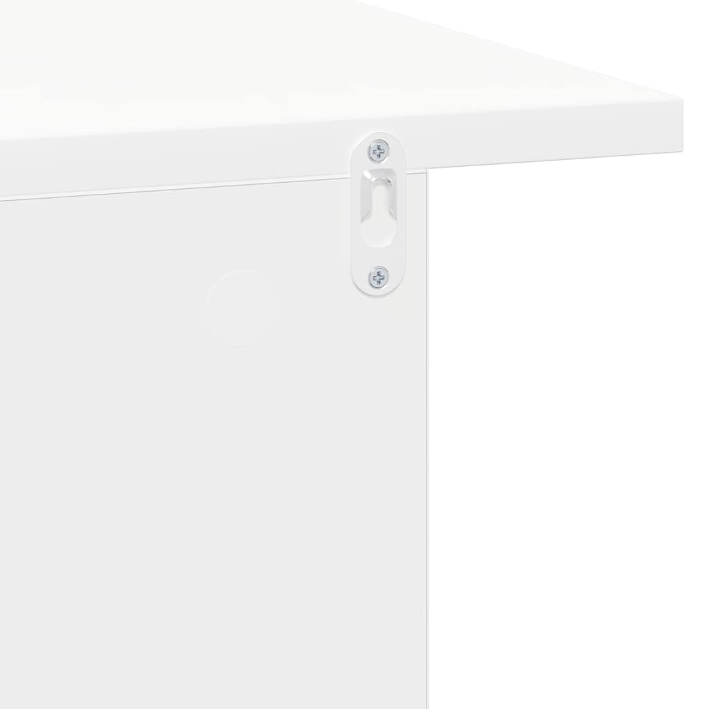 Noćni ormarić 2 pcs Bijelo 40 x 30 x 25 cm Konstruirano drvo