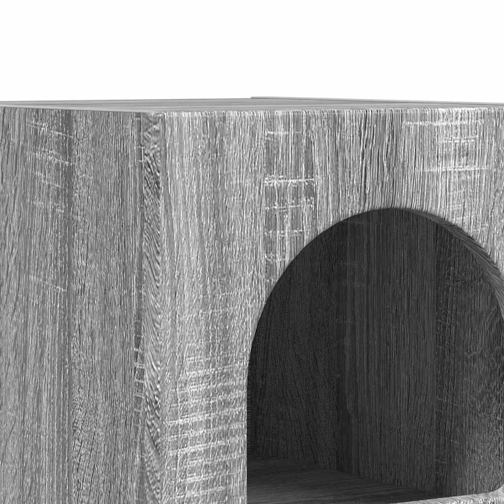 Noćni ormarić 2 pcs Siva Sonoma 29,5 x 33,5 x 50 cm