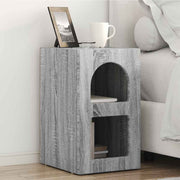 Noćni ormarić 2 pcs Siva Sonoma 29,5 x 33,5 x 50 cm