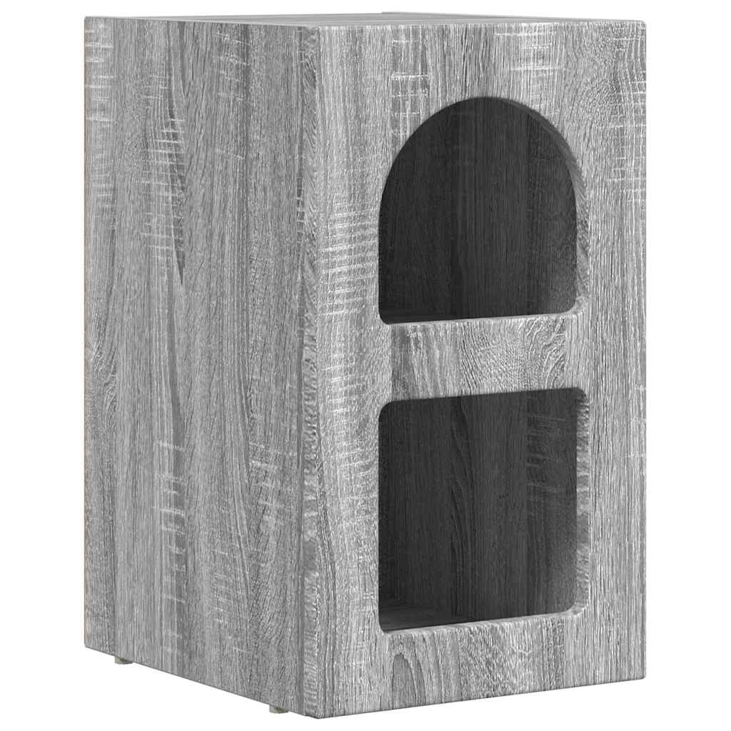 Noćni ormarić 2 pcs Siva Sonoma 29,5 x 33,5 x 50 cm