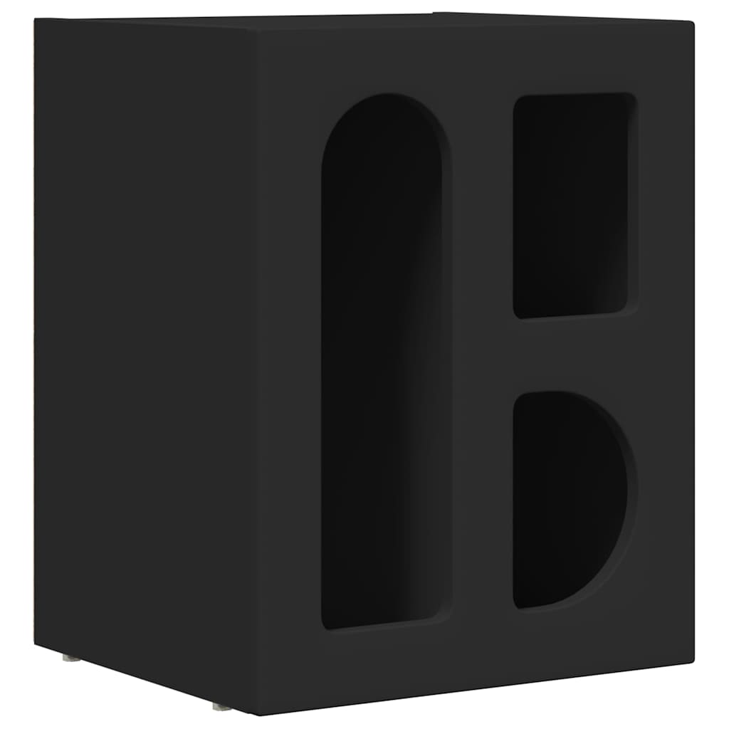 Noćni ormarić 2 pcs Crna 40 x 35 x 50 cm Konstruirano drvo