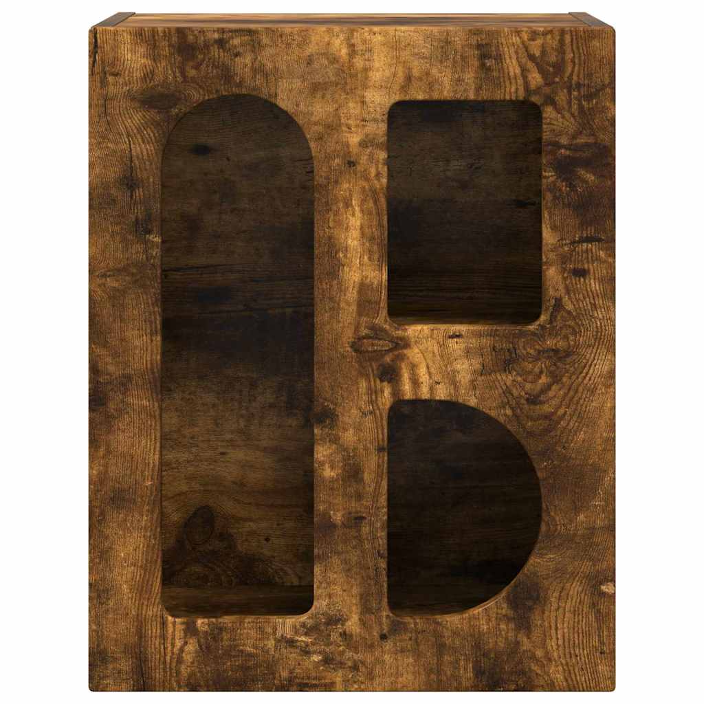 Noćni ormarić 2 pcs Dimljeni hrast 40 x 35 x 50 cm