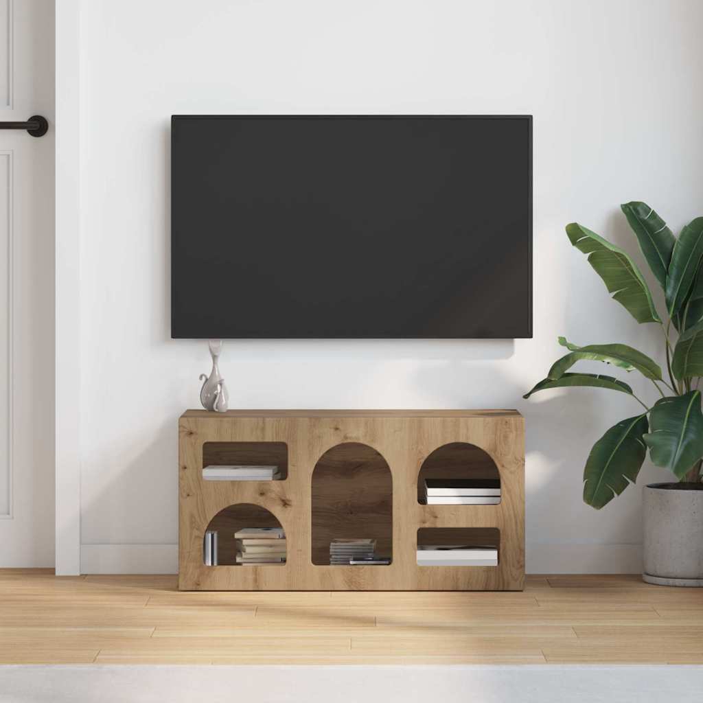 TV ormar Umjetnički hrast 80 x 35 x 40 cm Konstruirano drvo