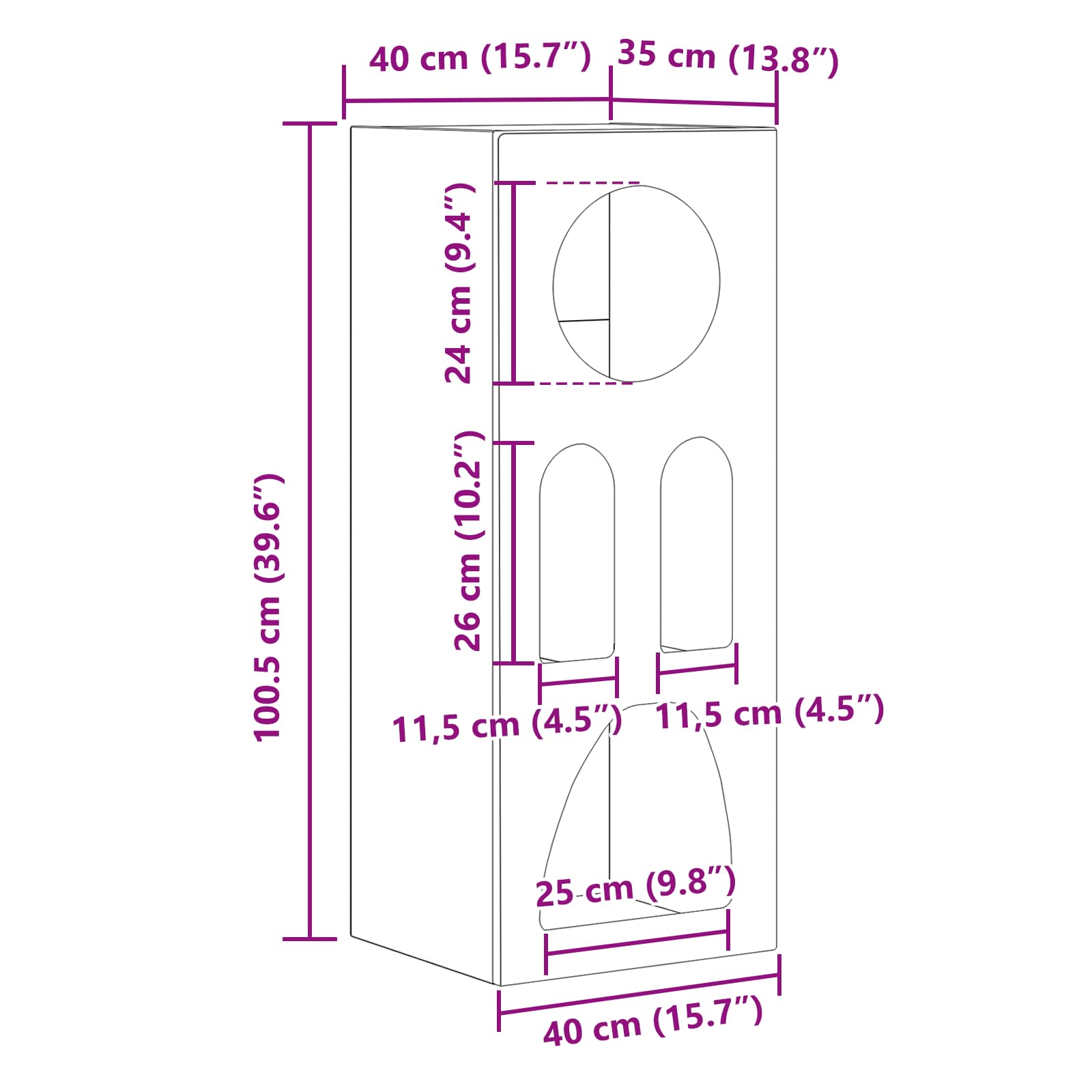 Kreveta Crna 40 x 35 x 100.5 cm Konstruirano drvo
