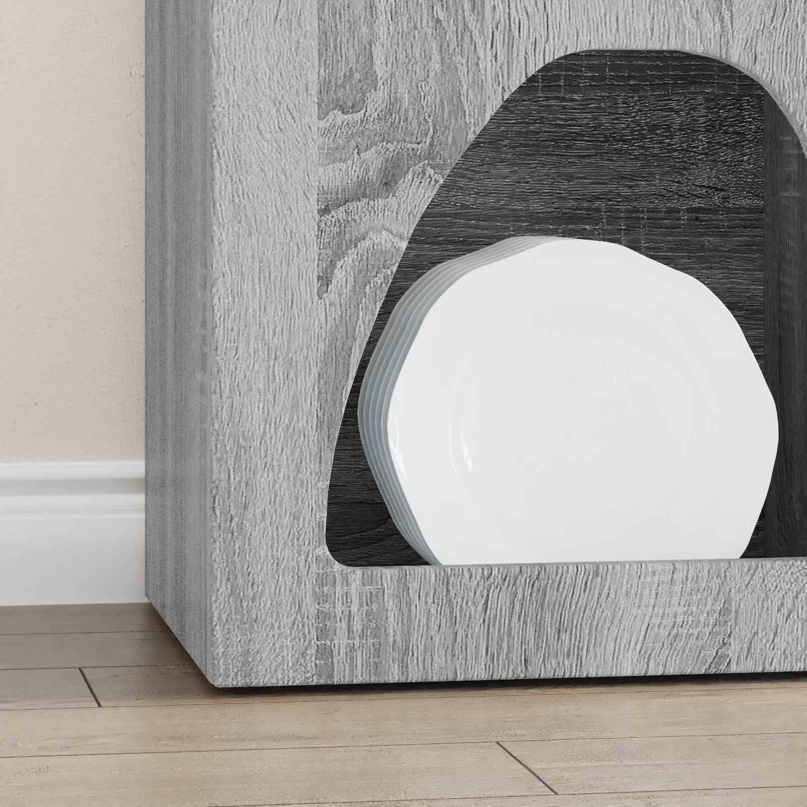 Kreveta Siva Sonoma 40 x 35 x 100.5 cm Konstruirano drvo