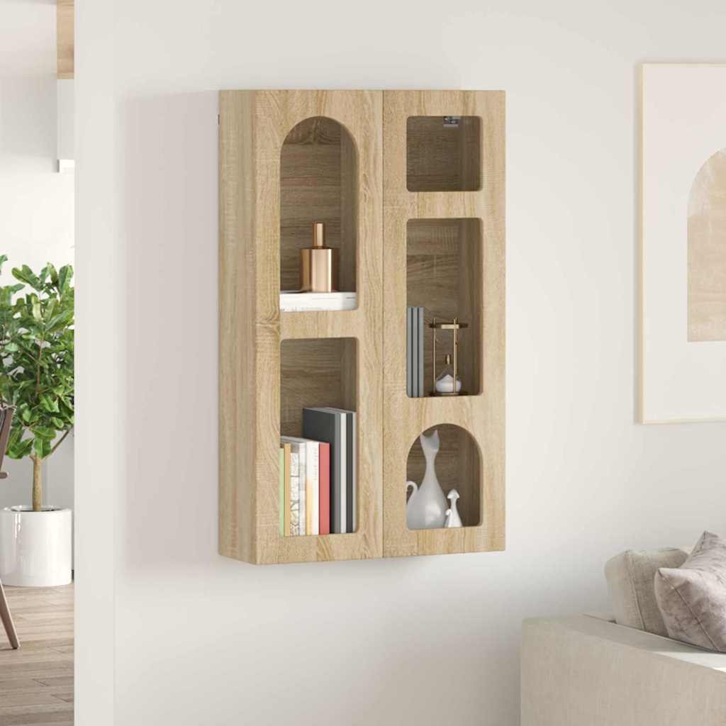 Viseći ormarić Sonoma hrast 59 x 20 x 100 cm Konstruirano drvo