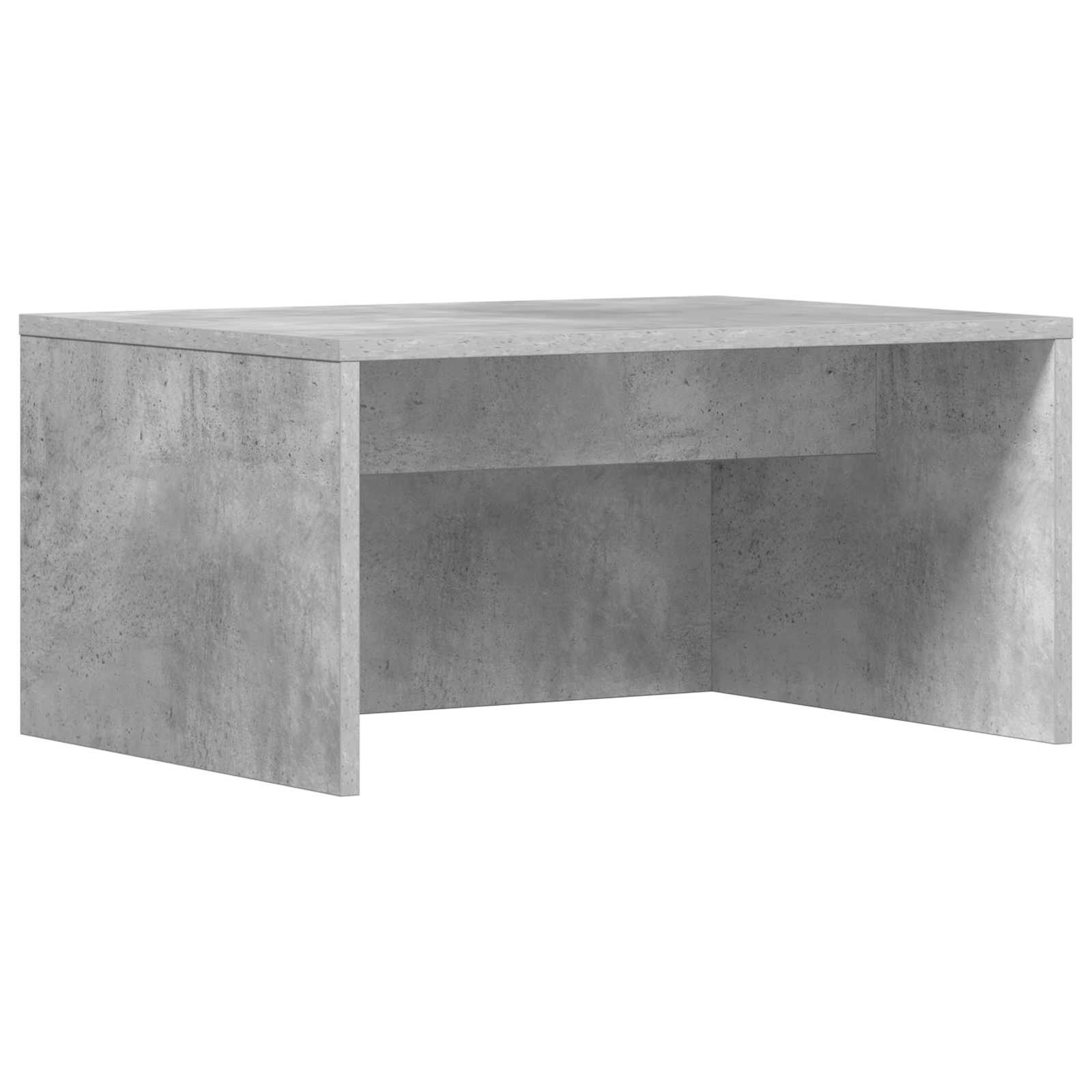 Stol za zid Betonski sivi 60 x 45 x 30 cm Konstruirano drvo