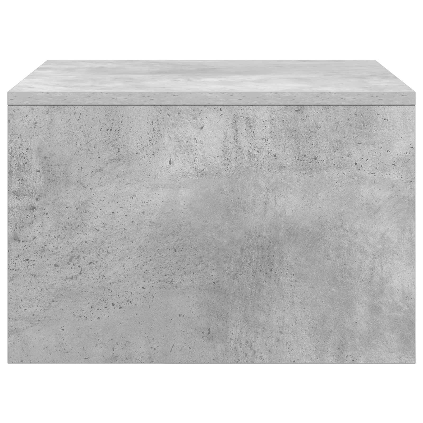 Stol za zid Betonski sivi 60 x 45 x 30 cm Konstruirano drvo