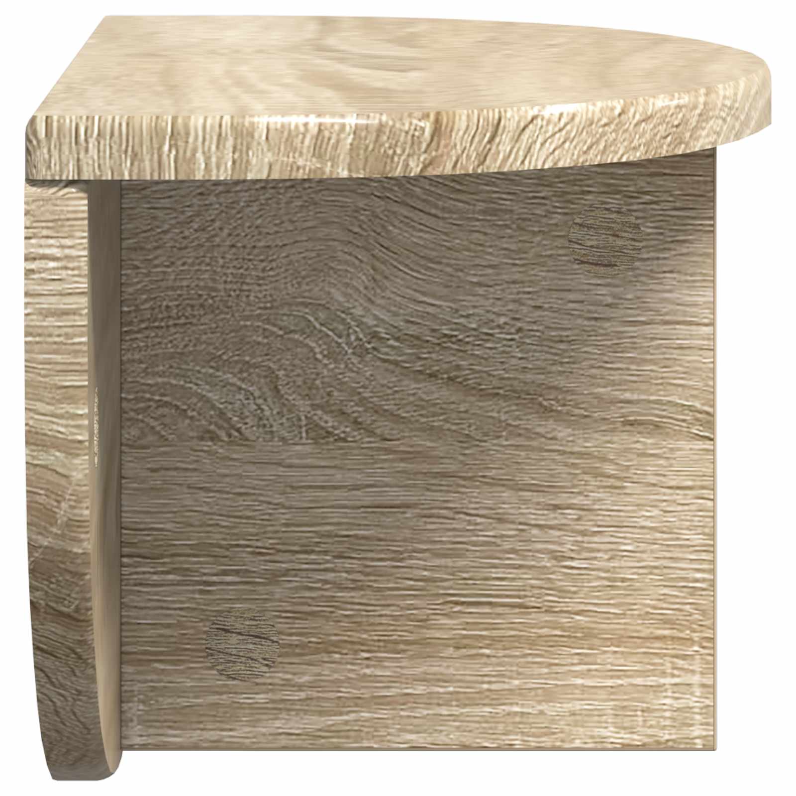 Polica na zidu Zidne 2 pcs Sonoma hrast 38 x 19 x 19 cm