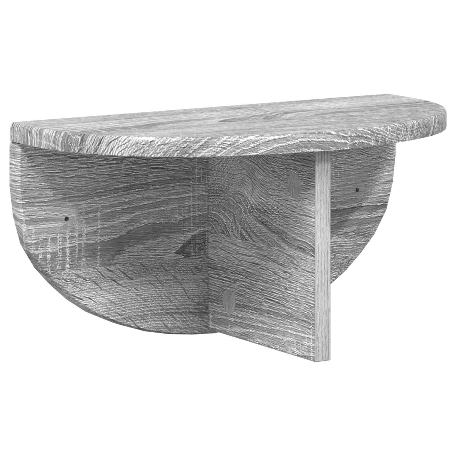 Polica na zidu Siva Sonoma 38 x 19 x 19 cm Konstruirano drvo