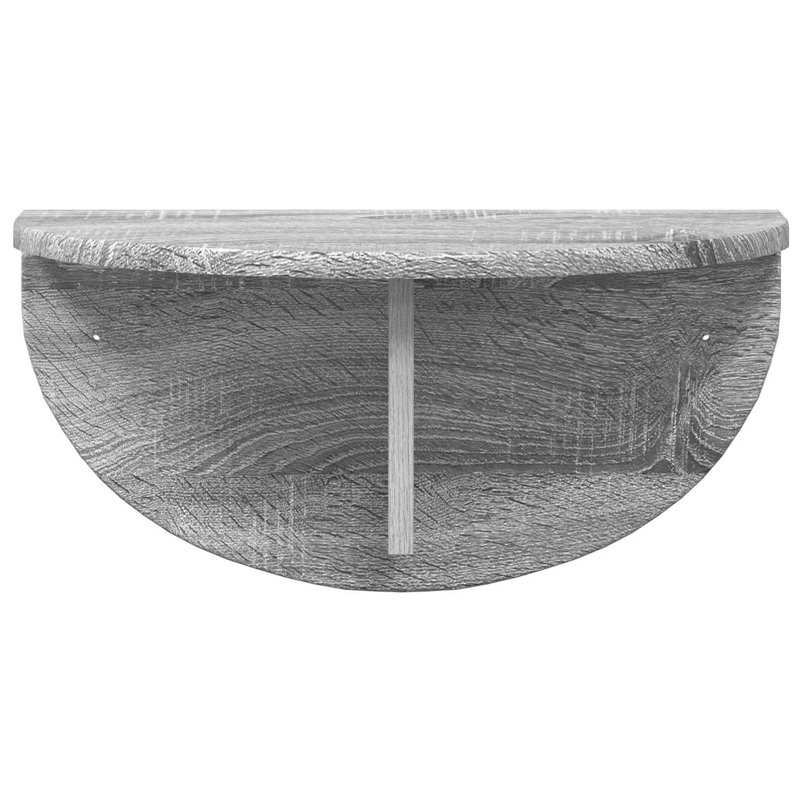 Polica na zidu Zidne 2 pcs Siva Sonoma 48 x 24 x 24 cm