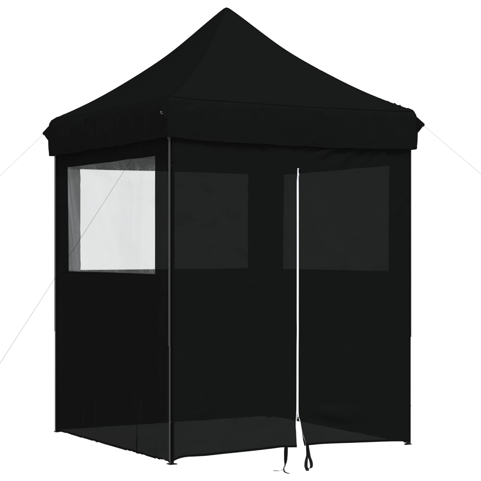Šator za zabave Crna 200 x 200 x 306 cm Oxford tkanina