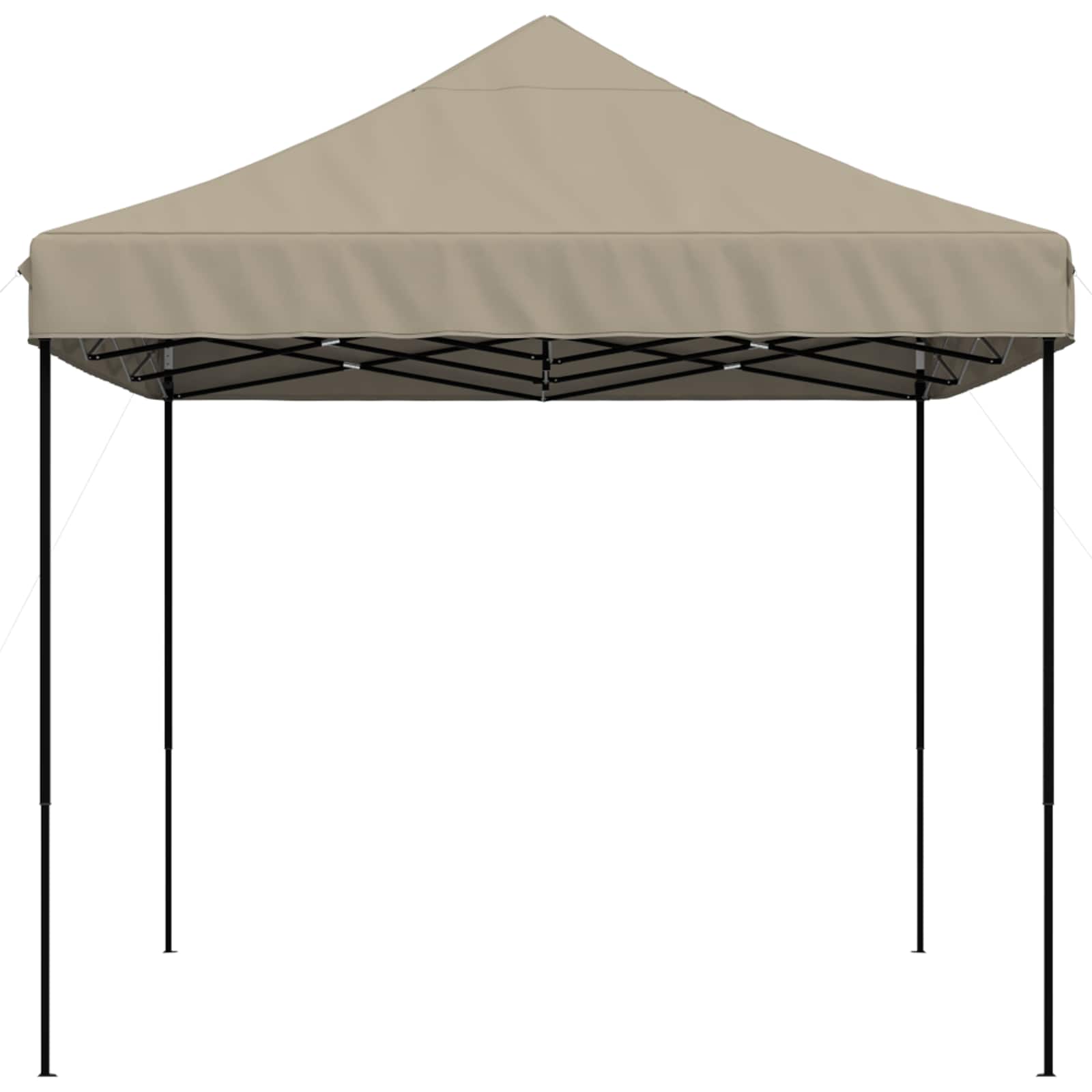 Šator za zabave Sivo-smeđa 279 x 410 x 315 cm Oxford tkanina