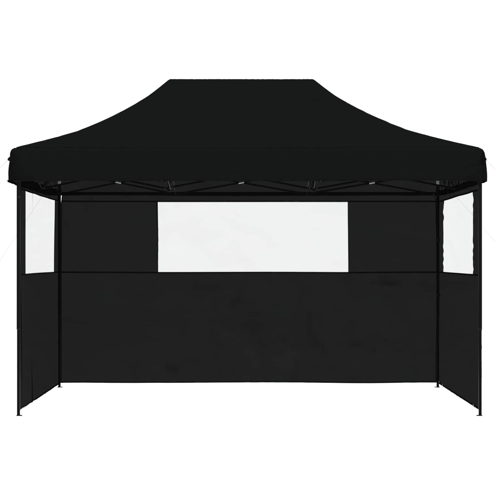 Šator za zabave Crna 279 x 410 x 315 cm Oxford tkanina
