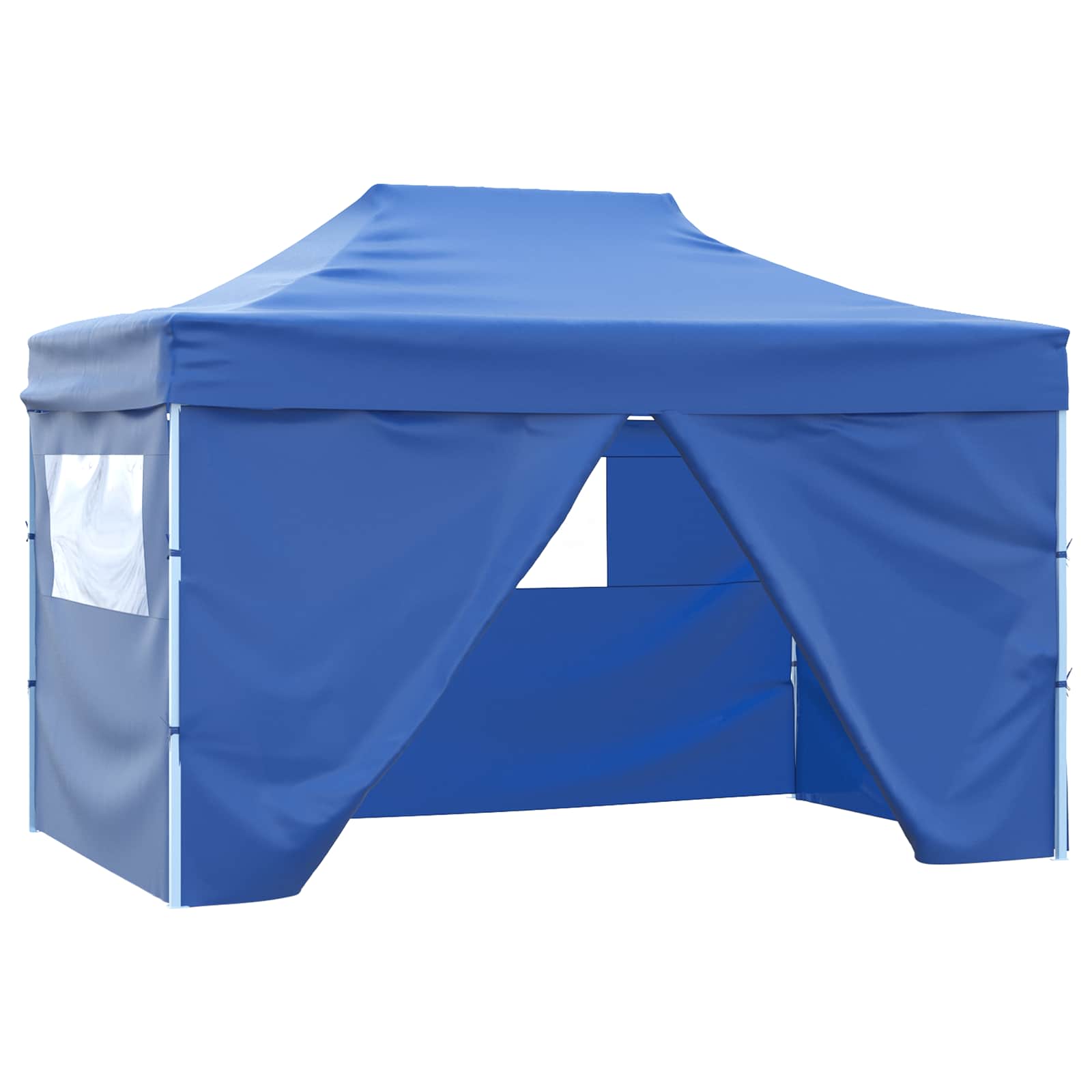 Šator za zabave Plava 280 x 410 x 315 cm Oxford tkanina