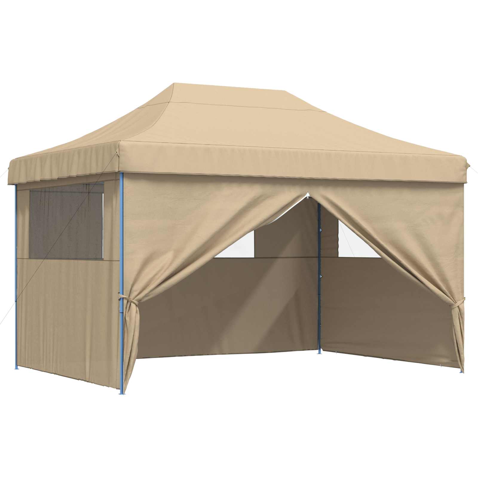 Šator za zabave Bež 279 x 410 x 315 cm Oxford tkanina