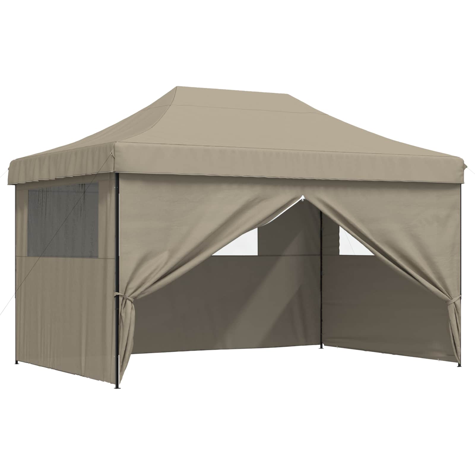 Šator za zabave Sivo-smeđa 292 x 440 x 315 cm Oxford tkanina