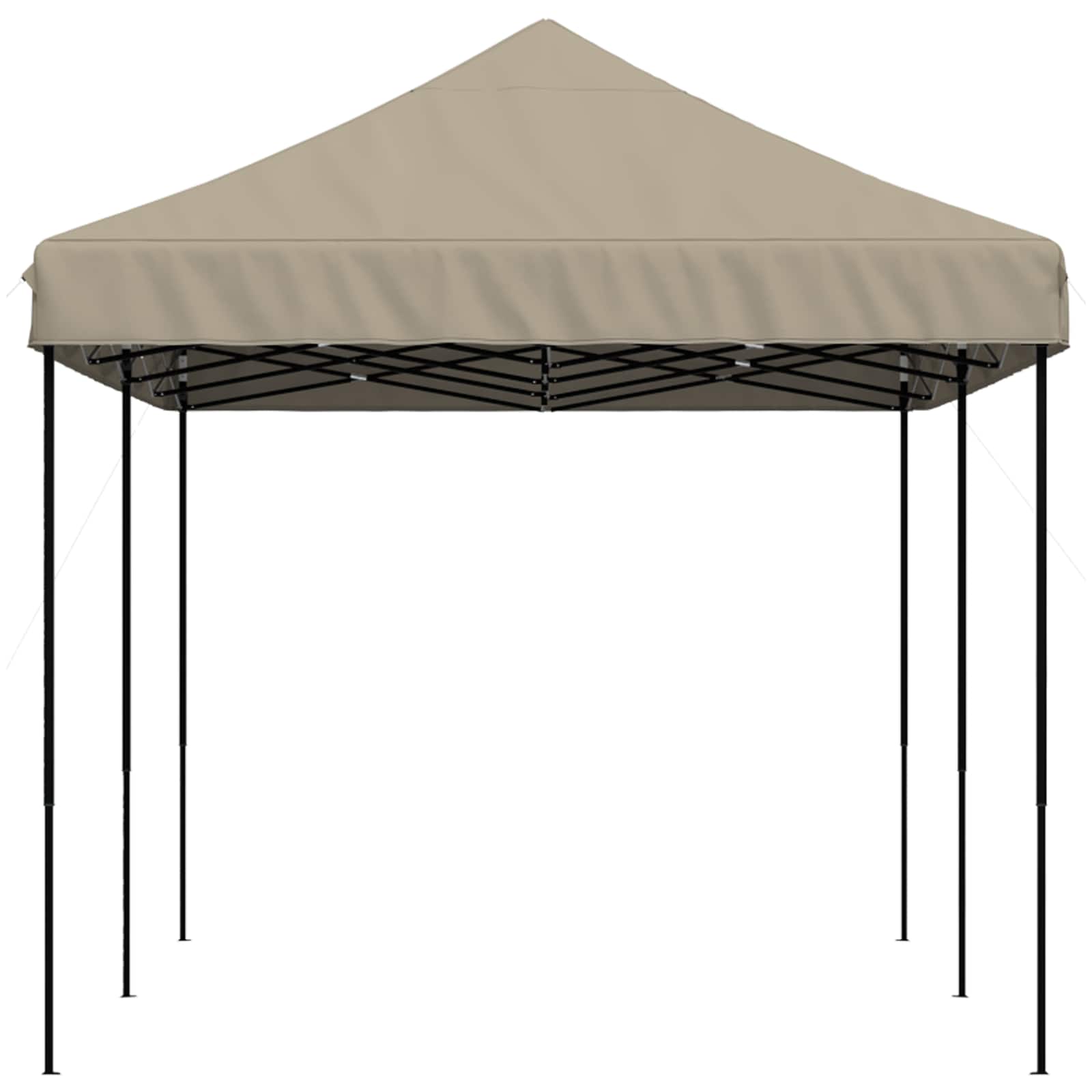 Šator za zabave Sivo-smeđa 292 x 580 x 315 cm Oxford tkanina