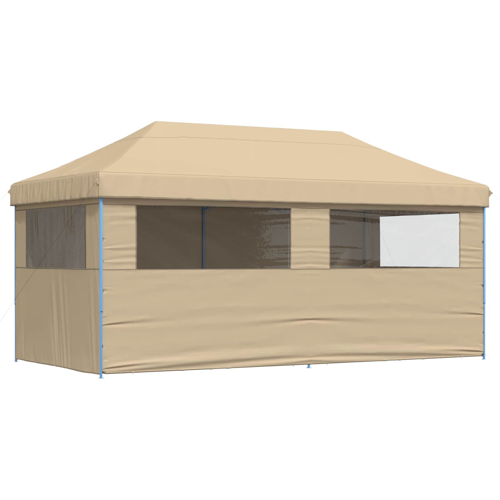 Šator za zabave Bež 292 x 580 x 315 cm Oxford tkanina