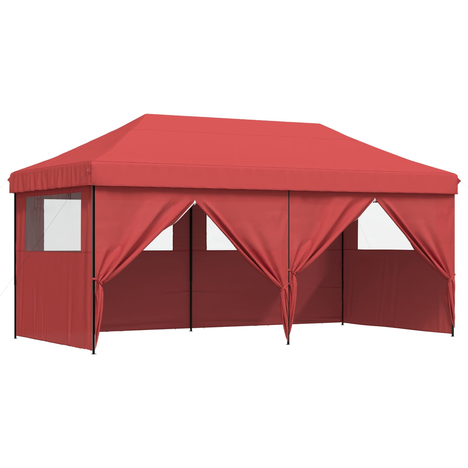 Šator za zabave Tamno crvena 292 x 580 x 315 cm Oxford tkanina