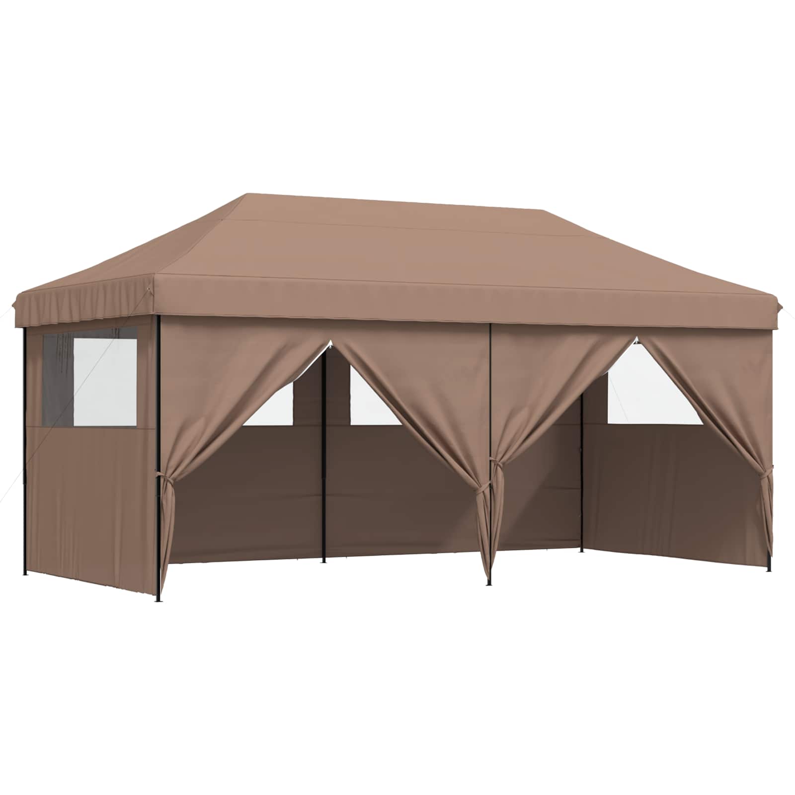 Šator za zabave Smeđa 292 x 580 x 315 cm Oxford tkanina