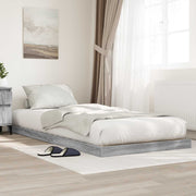 Krevet s daskama Siva Sonoma 90 x 190 cm Konstruirano drvo